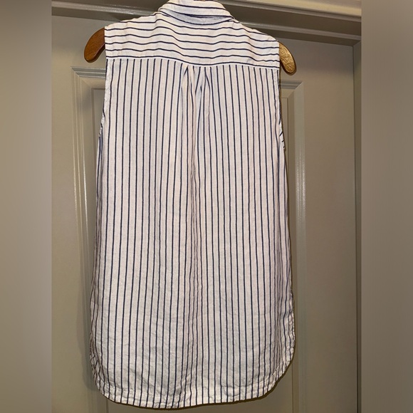 Tommy Bahama Coastalina Cabana Stripe Sleeveless Shirt size S - Picture 5 of 14
